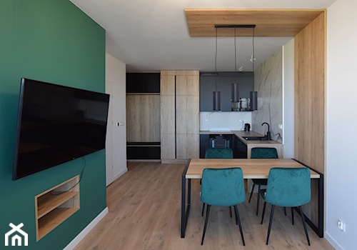 Mieszkanie na wynajem krótkoterminowy - Salon, styl nowoczesny - zdjęcie od IM WNĘTRZA | Projektowanie wnętrz