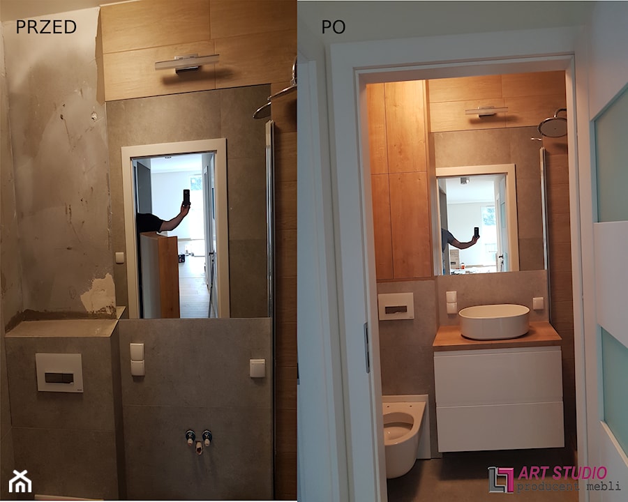 Zabudowy łazienek - Łazienka, styl nowoczesny - zdjęcie od Art.studio