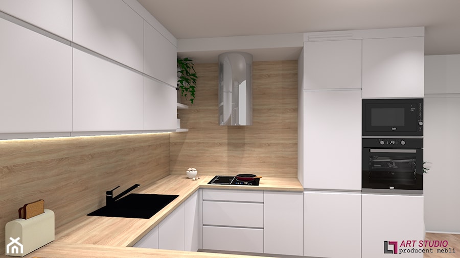 Kuchni#30 - Kuchnia, styl minimalistyczny - zdjęcie od Art.studio
