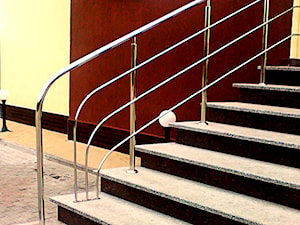 Balustrady zewnętrzne - Schody, styl nowoczesny - zdjęcie od Specjalistyczne Urządzenia Techniczne Raspsiewicz Tadeusz "SUTR"