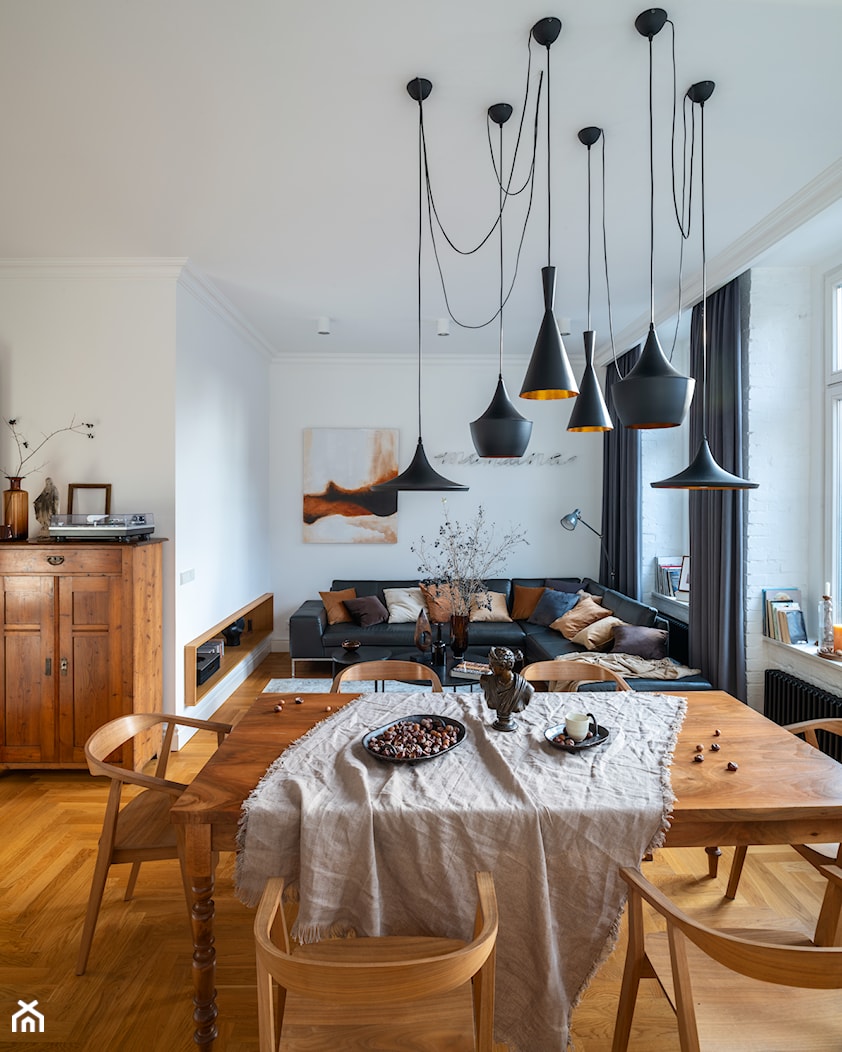 Stylizacja apartamentu w Bytomiu - Jadalnia, styl rustykalny - zdjęcie od ~michał gulajski~projektant i stylista wnętrz~ - Homebook
