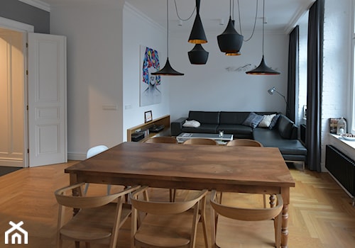 Stylizacja apartamentu w Bytomiu - Salon, styl rustykalny - zdjęcie od ~michał gulajski~projektant i stylista wnętrz~