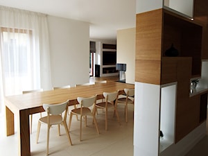 Parter domu - Jadalnia, styl nowoczesny - zdjęcie od StudioZ Projektowanie i Aranżacja Wnętrz Justyna Zuzanna Szpejnowska