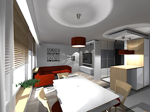 Mieszkanie dla 1 osoby Ruda Śląska - Jadalnia, styl nowoczesny - zdjęcie od Ideal Place