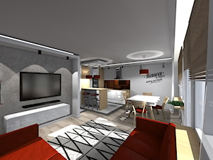 Mieszkanie dla 1 osoby Ruda Śląska - Salon, styl nowoczesny - zdjęcie od Ideal Place