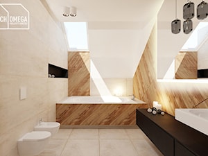 dom z drewnianą mozaiką - limanowa - zdjęcie od Archomega Biuro Architektoniczne