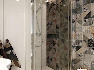 minimalistyczna mała łazienka - zdjęcie od Archomega Biuro Architektoniczne