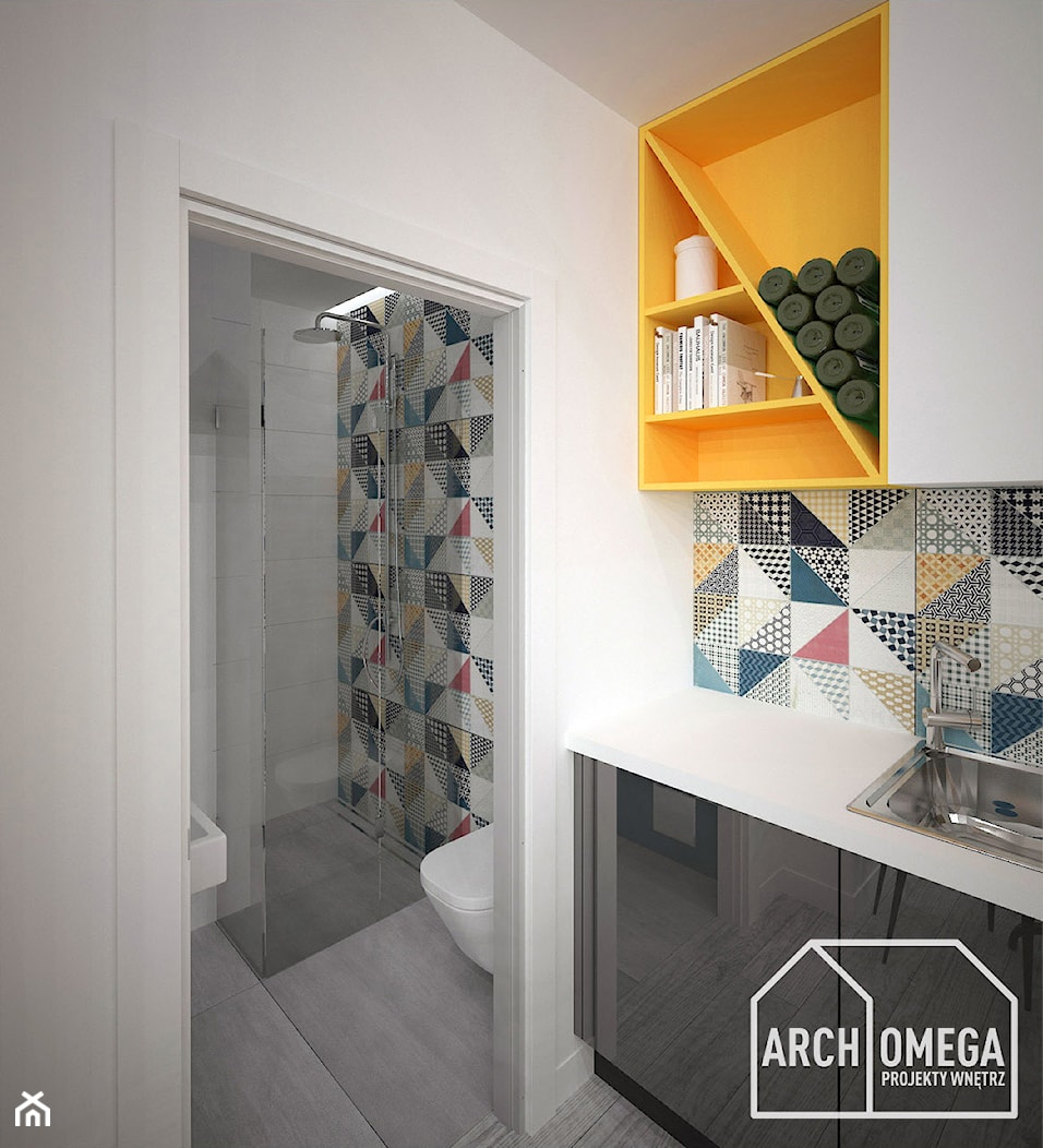 małe mieszkanie w rzeszowie - zdjęcie od Archomega Biuro Architektoniczne - Homebook