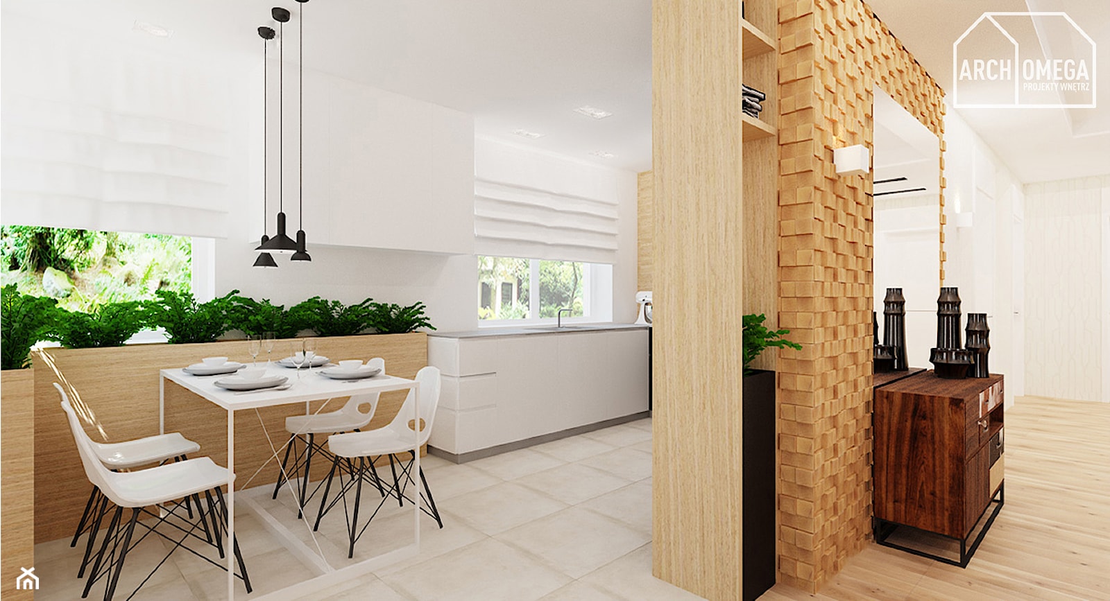 dom z drewnianą mozaiką - limanowa - zdjęcie od Archomega Biuro Architektoniczne - Homebook