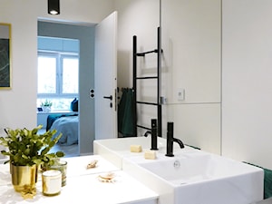 Minimalistyczna łazienka terrazzo - zdjęcie od Archomega Biuro Architektoniczne