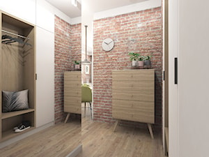 Niewielki salon z kuchnią - zdjęcie od Archomega Biuro Architektoniczne