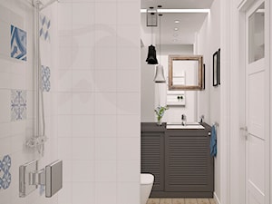łazienka z azulejos - zdjęcie od Archomega Biuro Architektoniczne