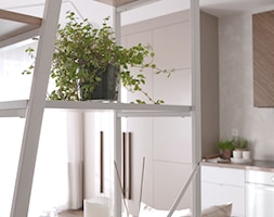 Mieszkanie w barwach ziemi - Salon, styl nowoczesny - zdjęcie od Archomega Biuro Architektoniczne - Homebook