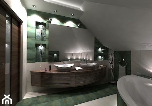 Łazienka, styl rustykalny - zdjęcie od iProjektowanieWnętrz