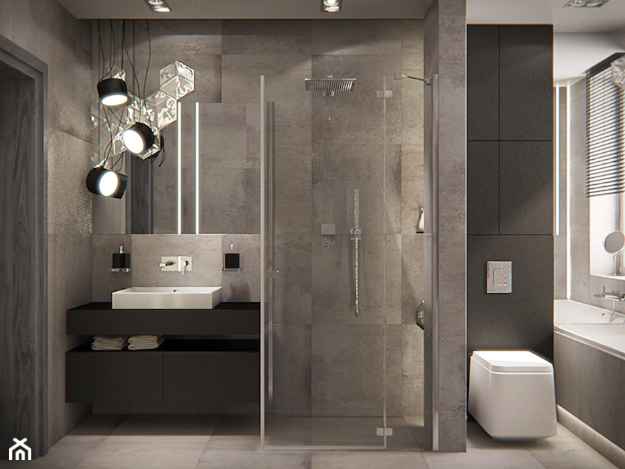 Łazienka, styl nowoczesny - zdjęcie od iProjektowanieWnętrz