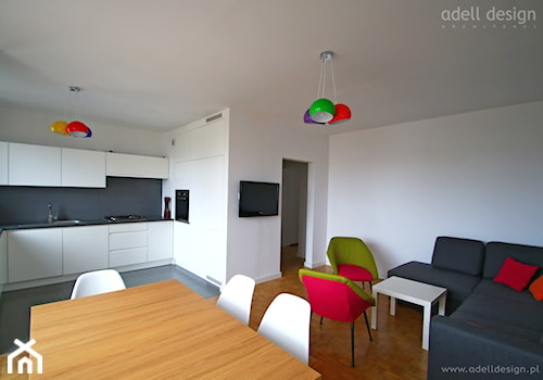 Projekt wnętrza mieszkania w Warszawie adell design ARCHITEKCI - Realizacja - zdjęcie od adell design ARCHITEKCI