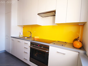 YELLOW KITCHEN / ŻÓŁTA KUCHNIA - realizacja projektu adell design ARCHITEKCI - zdjęcie od adell design ARCHITEKCI