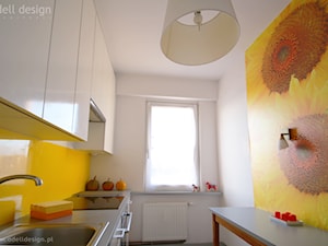 YELLOW KITCHEN / ŻÓŁTA KUCHNIA - realizacja projektu adell design ARCHITEKCI - zdjęcie od adell design ARCHITEKCI