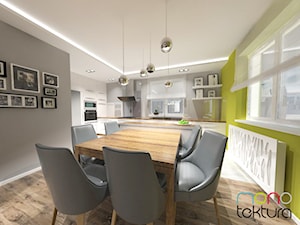 Dom jednorodzinny, 110m2 - Kuchnia, styl nowoczesny - zdjęcie od MONOTEKTURA