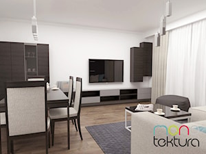 Mieszkanie 55m2 - Salon, styl nowoczesny - zdjęcie od MONOTEKTURA