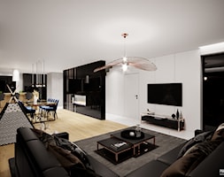 Projekt wnętrz nowoczesnego domu w Malborku - zdjęcie od PRØJEKTYW | Architektura Wnętrz & Design - Homebook