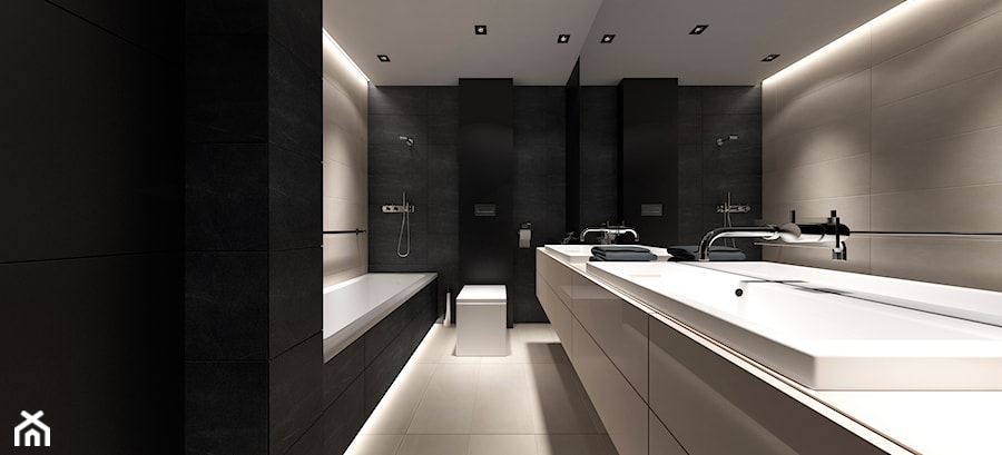 łazienka, Nowy Sącz - Łazienka, styl nowoczesny - zdjęcie od PRØJEKTYW | Architektura Wnętrz & Design
