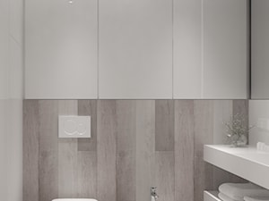 Projekty Łazienek. Wrocław - Z punktowym oświetleniem łazienka, styl nowoczesny - zdjęcie od PRØJEKTYW | Architektura Wnętrz & Design