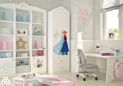 Kolekcja Frozen - Średni biały szary pokój dziecka dla dziecka dla nastolatka dla dziewczynki - zdjęcie od Meblik - meble dla dzieci i młodzieży oraz darmowy projekt pokoju