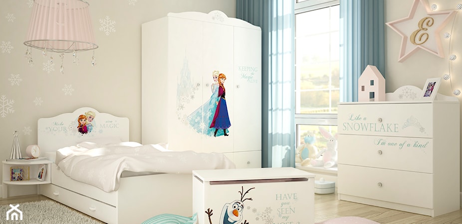 Kraina lodu – urządzamy pokój dla dziecka
