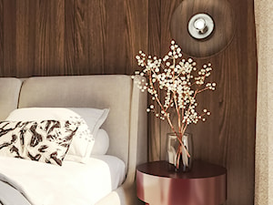 Sypialnia, detal, stolik nocny - zdjęcie od FAVA Studio