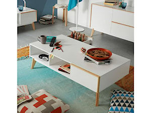 Wygodny salon w stylu skandynawskim - zdjęcie od Le Pukka concept store