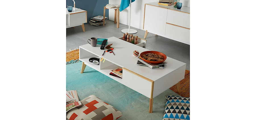 Wygodny salon w stylu skandynawskim - zdjęcie od Le Pukka concept store