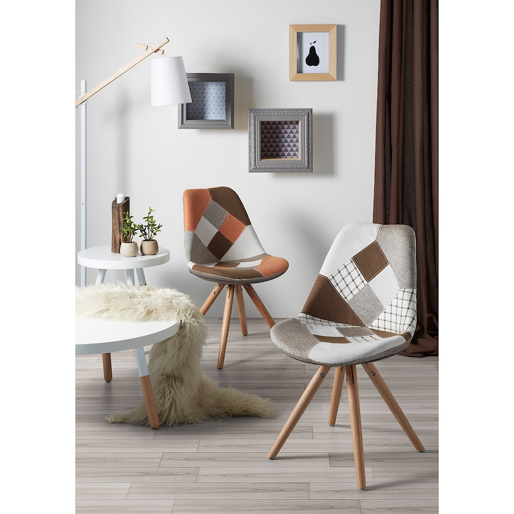 Krzesła Lars Patchwork marki La Forma - zdjęcie od Le Pukka concept store - Homebook