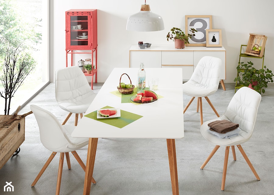Średnia szara jadalnia jako osobne pomieszczenie - zdjęcie od Le Pukka concept store