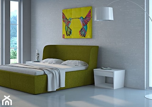 Sypialnia z kolorem - zdjęcie od Le Pukka concept store
