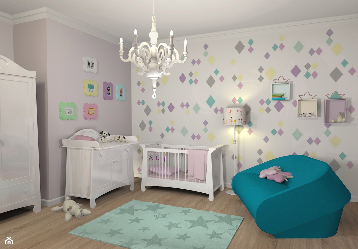Nowoczesny pokój dziecka - klasyka i nowoczesność - zdjęcie od Le Pukka concept store - Homebook