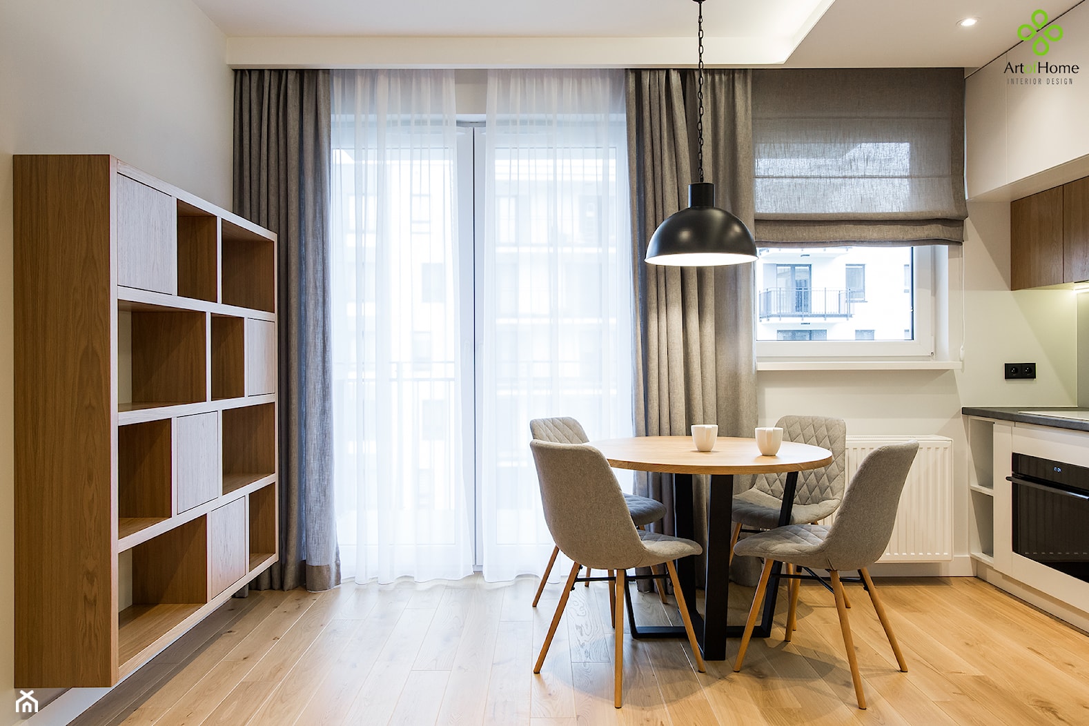 małe nowoczesne mieszkanie - Jadalnia, styl nowoczesny - zdjęcie od Art of Home - Homebook