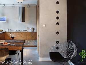kuchnia drewno/beton - Kuchnia, styl industrialny - zdjęcie od Art of Home
