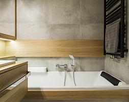 przytulne mieszkanie - Mała bez okna z lustrem łazienka, styl nowoczesny - zdjęcie od Art of Home - Homebook