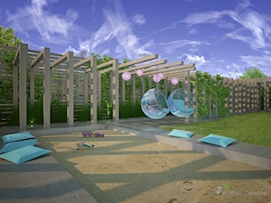 Ogród nowoczesny w Konstancinie Jeziornej - zdjęcie od w Moim Ogrodzie