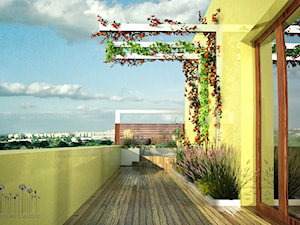 Projekt dużego balkonu - zdjęcie od w Moim Ogrodzie