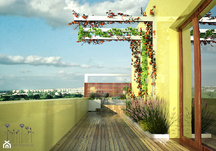 Projekt dużego balkonu - zdjęcie od w Moim Ogrodzie