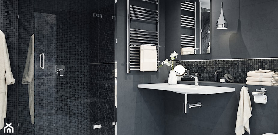 Dwie nowoczesne łazienki – dwa style aranżacji