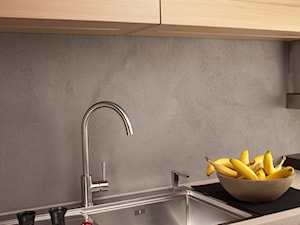 Kuchnia - Z nablatowym zlewozmywakiem kuchnia, styl minimalistyczny - zdjęcie od FERRO
