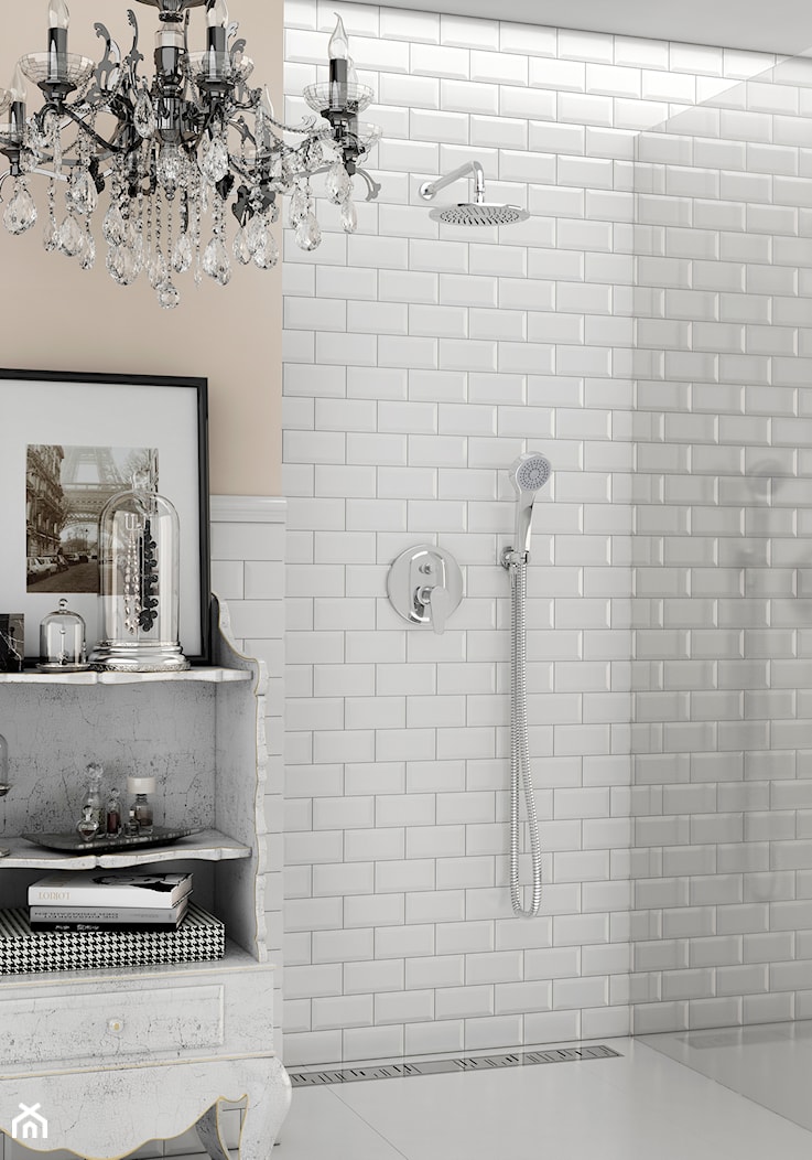 Łazienka - Mała bez okna łazienka, styl glamour - zdjęcie od FERRO - Homebook