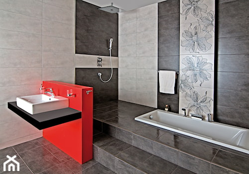 Łazienka - Duża łazienka, styl nowoczesny - zdjęcie od FERRO