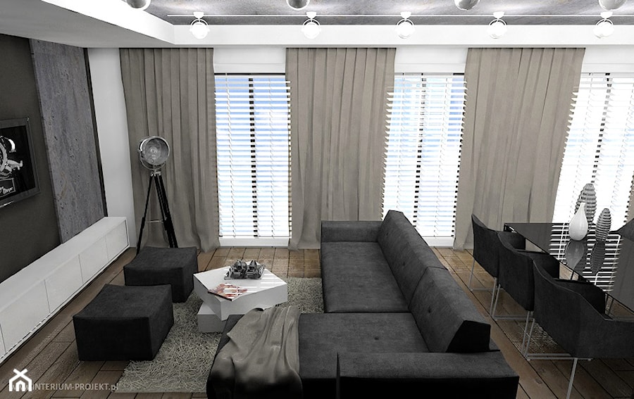 Apartament w stylu nowoczesnym - zdjęcie od Interium Projekt