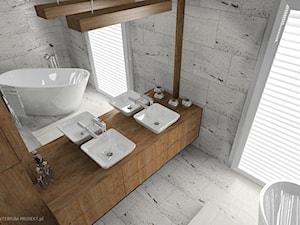 Oryginalna elegancka łazienka - zdjęcie od Interium Projekt