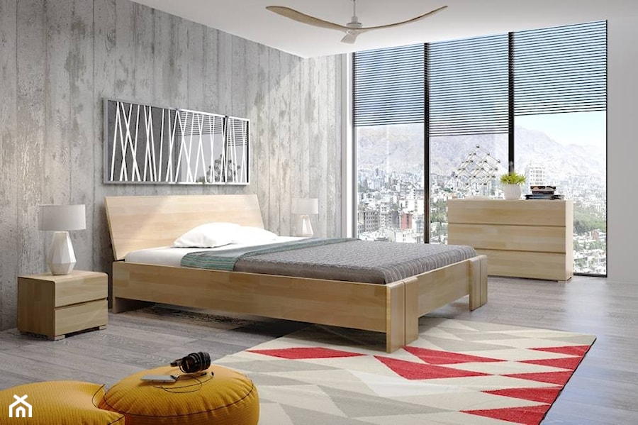 Łóżko drewniane bukowe Skandica VESTRE Maxi & Long - zdjęcie od onemarket.pl - meble i dodatki