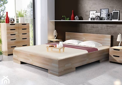 Łóżko drewniane bukowe ze skrzynią na pościel Skandica SPECTRUM Maxi & Long ST - zdjęcie od onemarket.pl - meble i dodatki